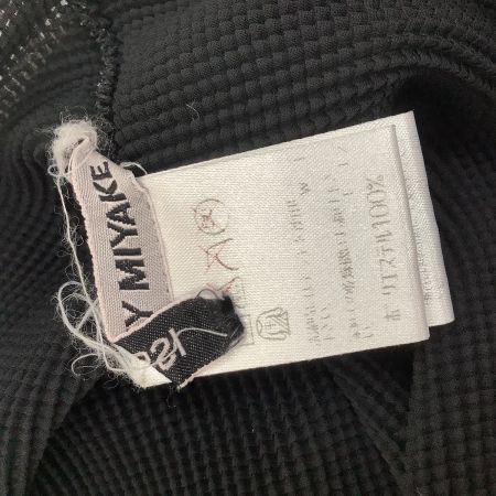  ISSEY MIYAKE イッセイミヤケ 長袖カットソー SIZE M ワッフルプリーツ IM92-FJ943 ブラック
