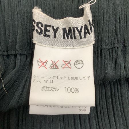  ISSEY MIYAKE イッセイミヤケ レディース プリーツスカート Vintage SIZE L IM43-FG916 ブラック