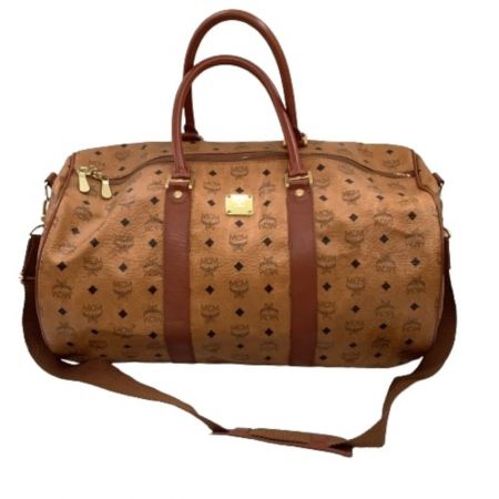  MCM エムシーエム ボストンバッグ P5189 ブラウン