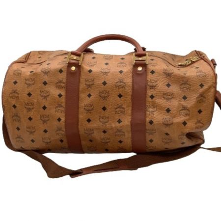  MCM エムシーエム ボストンバッグ P5189 ブラウン