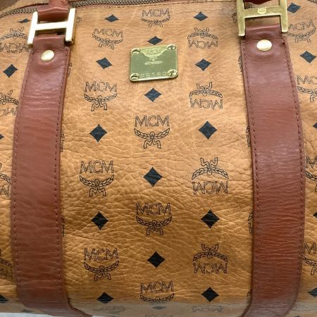  MCM エムシーエム ボストンバッグ P5189 ブラウン