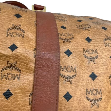  MCM エムシーエム ボストンバッグ P5189 ブラウン