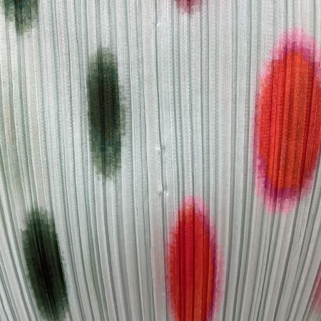  ISSEY MIYAKE イッセイミヤケ PLEATS PLEASE ノースリーブシャツ ドット柄 PP12-JJ627 ペパーミント