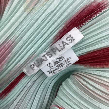  ISSEY MIYAKE イッセイミヤケ PLEATS PLEASE ノースリーブシャツ ドット柄 PP12-JJ627 ペパーミント