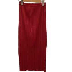 ISSEY MIYAKE イッセイミヤケ PLEATS PLEASE スカート SIZE 2 PP63-JG501 レッド Bランク