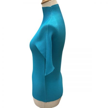  ISSEY MIYAKE イッセイミヤケ ワッフルプリーツ カットソー SIZE MIM IM94FT034 ブルー