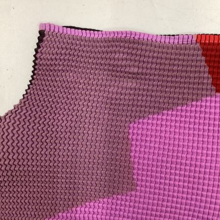  ISSEY MIYAKE イッセイミヤケ ワッフルプリーツ カットソー レア サンプル品  レッド