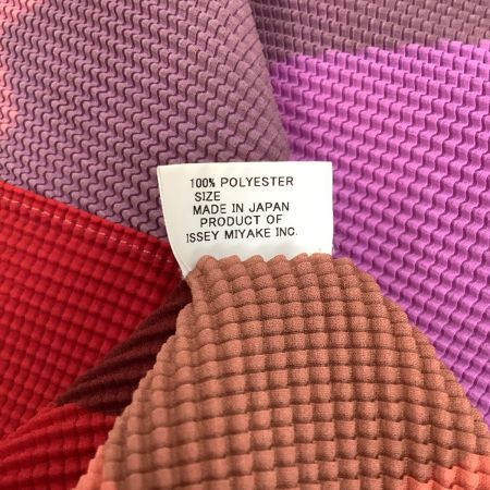  ISSEY MIYAKE イッセイミヤケ ワッフルプリーツ カットソー レア サンプル品  レッド