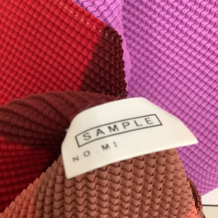  ISSEY MIYAKE イッセイミヤケ ワッフルプリーツ カットソー レア サンプル品  レッド