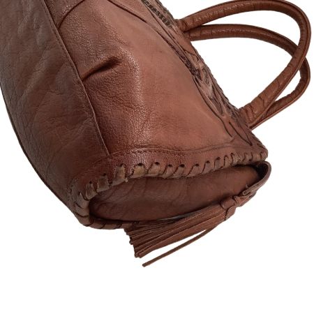 IBIZA イビサ レディース ハンドバッグ レザー ブラウン