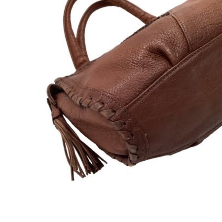 IBIZA イビサ レディース ハンドバッグ レザー ブラウン