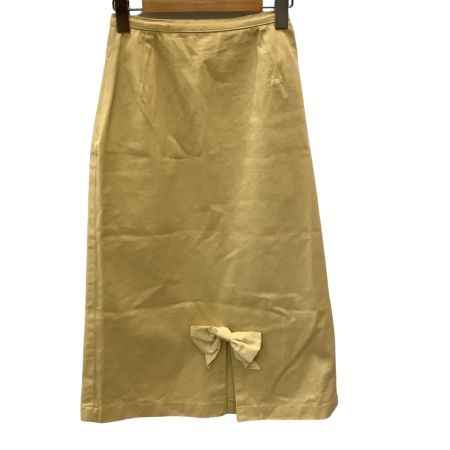 PINK HOUSE ピンクハウス レディース セットアップ カットソー ロングスカート ドット柄 リボン イエロー