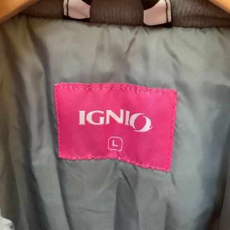 IGNIO イグニオ レディース スノーウェア 上下セット SIZE L ブラック×ベージュ