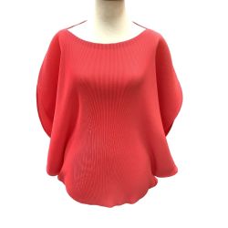 ♪♪ ISSEY MIYAKE イッセイミヤケ PLEATS PLEASE カットソー バルーン 変形 PP63FK303 サーモンピンク Bランク