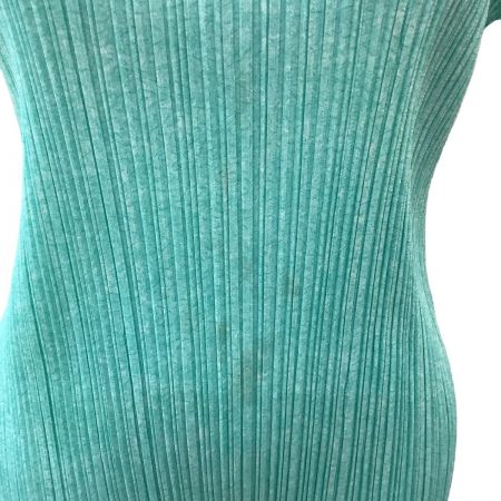  ISSEY MIYAKE イッセイミヤケ PLEATS PLEASE カットソー SIZE 3 PP71-JK168 ペパーミント