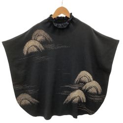 ♪♪ SHISENDO 詩仙堂 レディース カットソー 和柄 ブラック Bランク