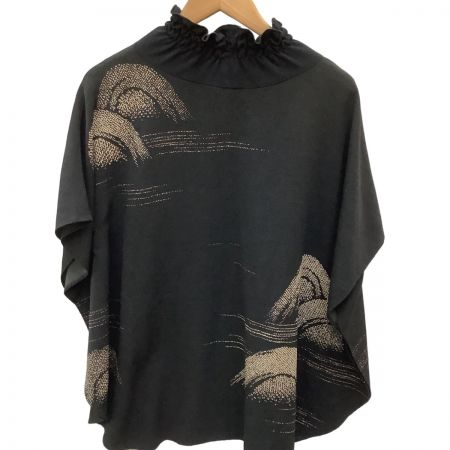  SHISENDO 詩仙堂 レディース カットソー 和柄 ブラック