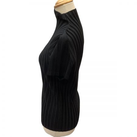  ISSEY MIYAKE イッセイミヤケ PLEATS PLEASE カットソー SIZE 3 PP71-FK301 ブラック