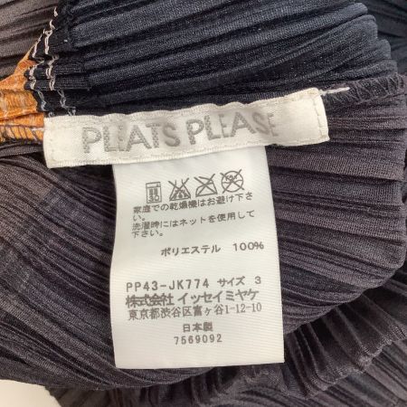 ISSEY MIYAKE イッセイミヤケ PLEATS PLEASE カットソー SIZE 3 PP43-JK774 パープル