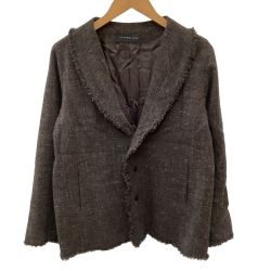 ♪♪ JURGEN LEHL ヨーガンレール レディース ジャケット SIZE M ダークブラウン Bランク