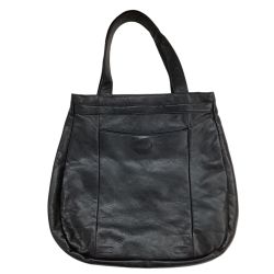 IBIZA イビサ レディース ハンドバッグ レザー ブラック Bランク