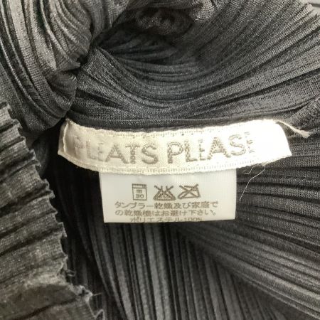 ISSEY MIYAKE イッセイミヤケ PLEATS PLEASE カットソー SIZE 3 PP05-JK005  ブラック｜中古｜なんでもリサイクルビッグバン