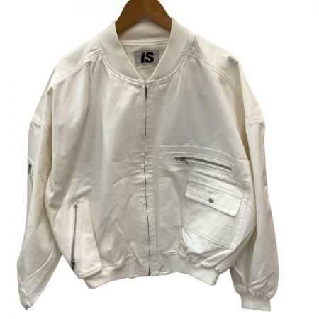  i.s. ISSEY MIYAKE イッセイミヤケ アイエス ８０’ｓ Vintage ブルゾン ジャケット 激レア  ホワイト