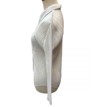  ISSEY MIYAKE イッセイミヤケ PLEATS PLEASE シャツ SIZE 3 PP61-JJ831 ホワイト