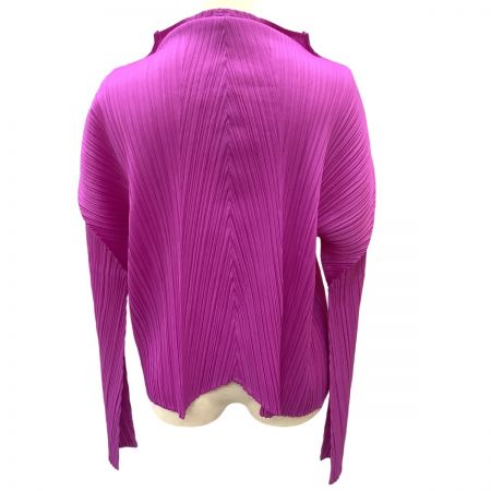  ISSEY MIYAKE イッセイミヤケ PLEATS PLEASE カーディガン SIZE 3 PP23-JO183 ピンク