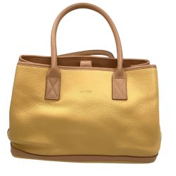 ♪♪ Somes Saddle ソメスサドル レディース ハンドバッグ イエロー Bランク