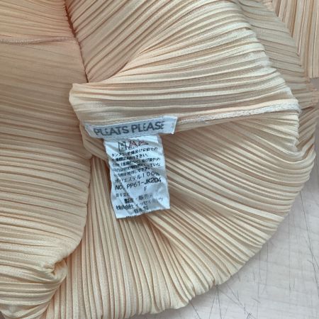  ISSEY MIYAKE イッセイミヤケ PLEATS PLEASE タートルネックカットソー  PP61-JK204 イエロー