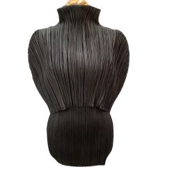 ♪♪ ISSEY MIYAKE イッセイミヤケ PLEATS PLEASE マント風カットソー 変形  PP63-JK648 グレー Bランク