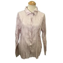 ♪♪ ISSEY MIYAKE イッセイミヤケ PLEATS PLEASE シワ加工 シャツ SIZE 3 PP93-PJ943 ライトピンク Bランク