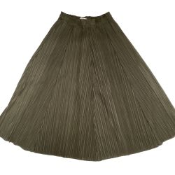♪♪ ISSEY MIYAKE イッセイミヤケ PLEATS PLEASE 変形 スカート SIZE 3 PP11-JG408 カーキ Bランク