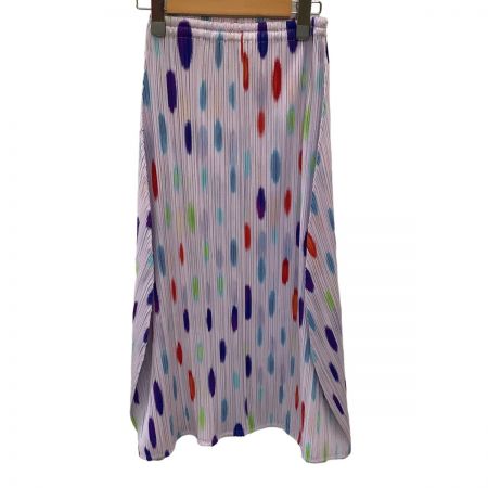  ISSEY MIYAKE イッセイミヤケ PLEATS PLEASE バルーン スカート SIZE 3 PP12-JG627 ラベンダー