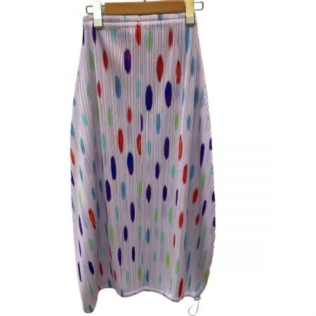  ISSEY MIYAKE イッセイミヤケ PLEATS PLEASE バルーン スカート SIZE 3 PP12-JG627 ラベンダー