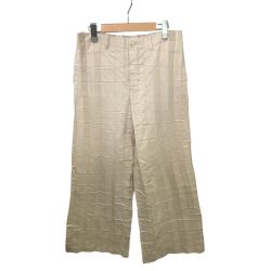 ISSEY MIYAKE イッセイミヤケ パンツ シワ加工 SIZE S IM94-FF926 ベージュ Bランク