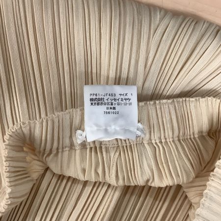 ISSEY MIYAKE イッセイミヤケ PLEATS PLEASE パンツ SIZE 1 PP61-JF453 ベージュ