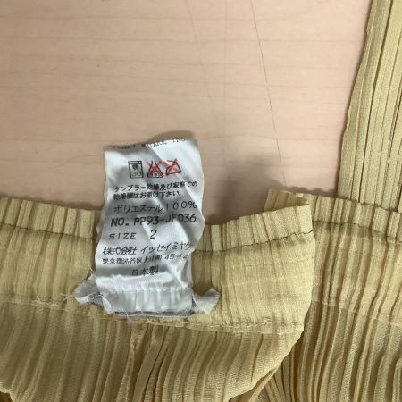 ISSEY MIYAKE イッセイミヤケ PLEATS PLEASE パンツ  SIZE 2 PP93-JF036 クリーム