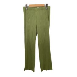 ♪♪ ISSEY MIYAKE FETE イッセイミヤケ パンツ プリーツ  黄緑 Bランク