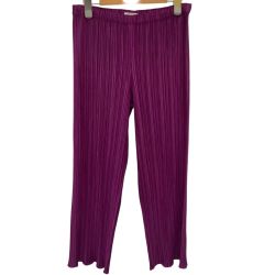 ISSEY MIYAKE イッセイミヤケ PLEATS PLEASE パンツ SIZE 3 PP53-JK204 パープル Bランク