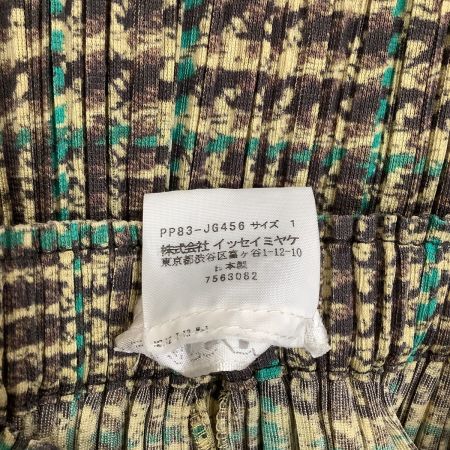  ISSEY MIYAKE イッセイミヤケ PLEATS PLEASE スカート チェック SIZE 3 PP83-JG456 カーキ