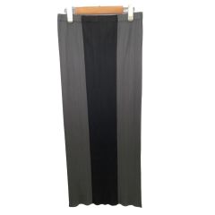 ISSEY MIYAKE イッセイミヤケ PLEATS PLEASE スカート バイカラー PP63-JG413 ブラック×グレー Bランク
