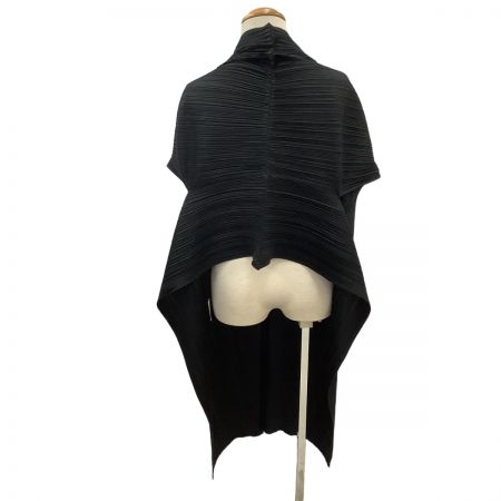 ISSEY MIYAKE イッセイミヤケ PLEATS PLEASE 変形 ベスト ブラック