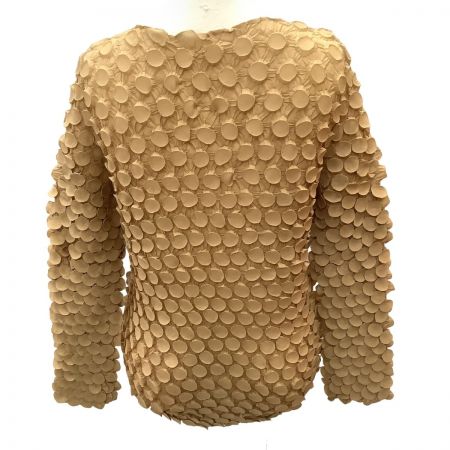 ISSEY MIYAKE イッセイミヤケ ポップコーン 変形 カットソー SIZE 2 IM14FJ905 ベージュ