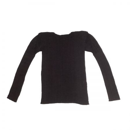  ISSEY MIYAKE イッセイミヤケ カットソー ワッフルプリーツ SIZE M IM71-FJ506 ダークブラウン