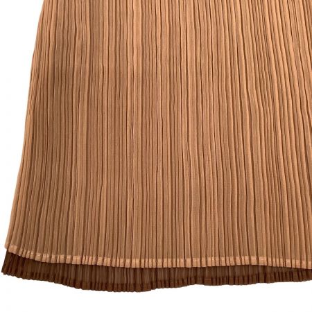  ISSEY MIYAKE イッセイミヤケ  SIZE 3 IM53-FJ808 ブラウン 重ね着風 カットソー プリーツ SIZE M