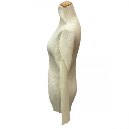  ISSEY MIYAKE イッセイミヤケ PLEATS PLEASE カットソー SIZE 3 PP04-JK604 アイボリー