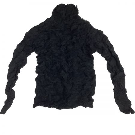  ISSEY MIYAKE イッセイミヤケ カットソー シワ加工 SIZE M IM94-FJ821 ブラック
