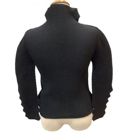  ISSEY MIYAKE me イッセイミヤケ 変形 ギザギザカットソー SIZE Free MI23FJ671 ゴールド×ブラック